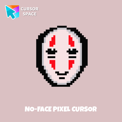 No-Face Pixel cursor arrow cursor